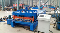 5.5kw + 4kw Glazed Tile Roll Forming Machine With 5 Ton capacity Hydraulic Decoiler
