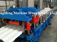 Automatic Roofing Arc Tile Roll Forming Machine With Curve Cutting Device SGS