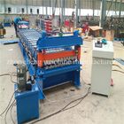 PPGI GI Metal Roofing Sheet Roll Forming Machine With No.45 Steel Rollers