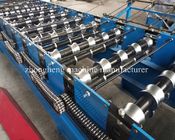 Aluminum Trapezoid Roll Forming Machine For Roof Panel 8-15m/Min