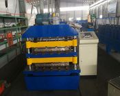 Non Stop Cutting Aluminium Roofing Sheet Roll Forming Machine 380V