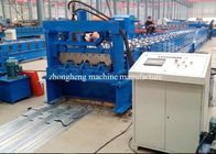Metal Floor Deck Roll Forming Machine With 7 - 15m / Min Forming Speed