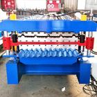Low Noise Double Layer Roll Forming Machine For Trapezoidal Tile / Sheet Roof / Wall Panel