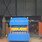Color Steel Plate Rolling Machine , Aluminium Glazing Roof Tile Roll Forming Machine 18 Rows