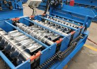 Double Layer Roofing Sheet Roll Forming Machine For Two Ibr / Corrugated Sheets