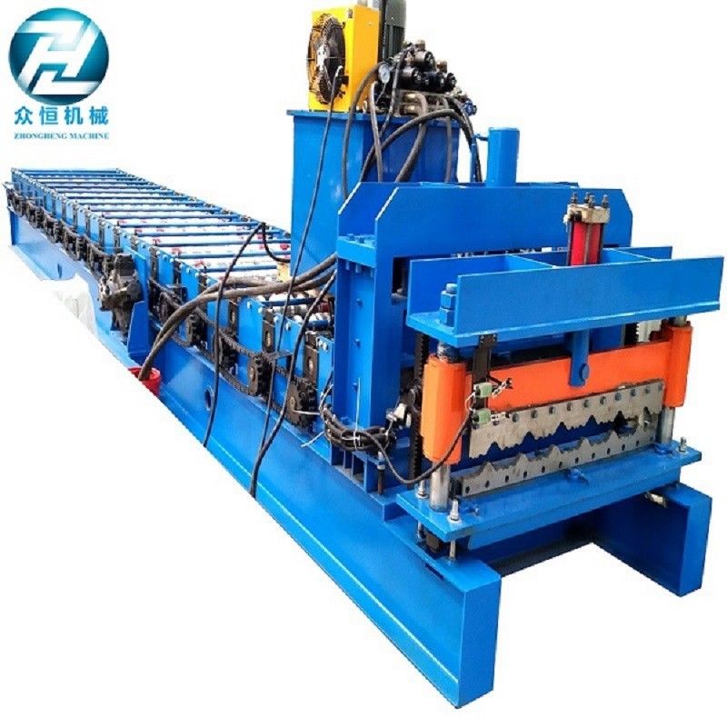 Aluminum Mectoppo Glazed Tile Roll Forming Machine With Delta PLC Control