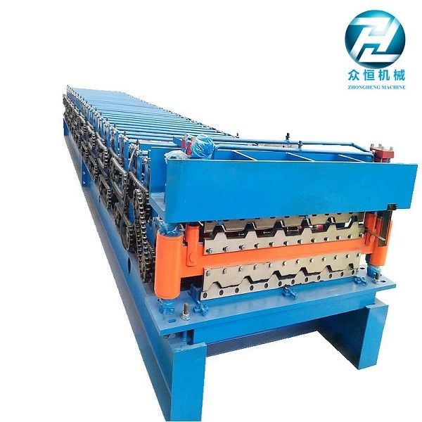 Corrugated Iron Sheet Metal Roof Roll Forming Machine With High Capacity