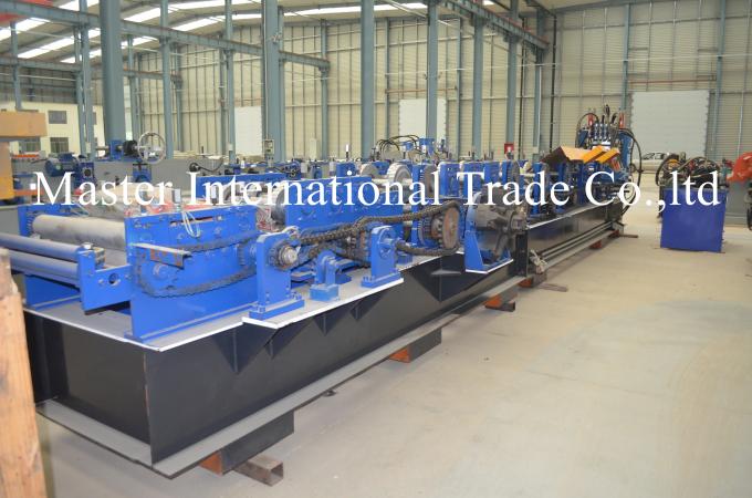 Full Automatic Z Purlin Roll Forming Machine With Punching PLC Control System