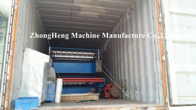 Galvanized Meatal double layer roofing sheet roll forming machine / double layer roof tile