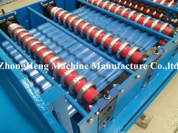 HIgh power Customized Roofing Panel Corrugated Roll Forming Machine 380V 50Hz 3 Phases