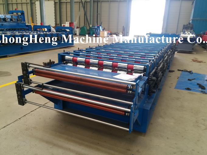 Double Layer IBR and Corrugated Roofing Sheet Roll Forming Machine with OMRON Encoder
