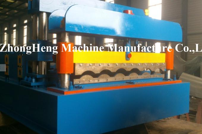 Color coated Small Glazed Tile Roll Forming Machine with PLC Inverter controller