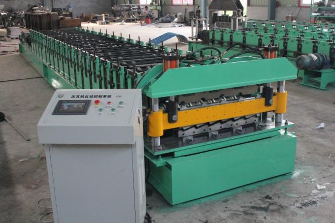 High Speed Heavy Duty Double Layer Roofing Sheet Roll Forming Machine 8-10m/Min