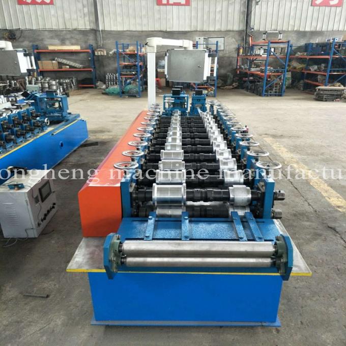 2.5 Tons 5.5Kw Metal Stud And Track Roll Forming Machine With 10 Roller Stations