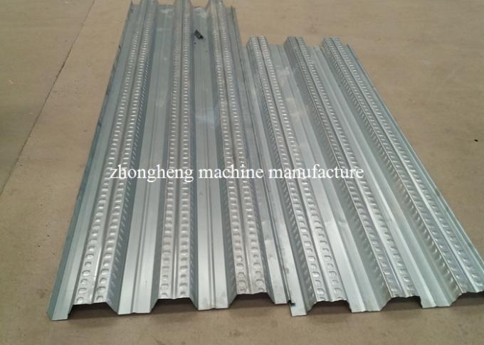 Metal Floor Deck Roll Forming Machine With 7 - 15m / Min Forming Speed