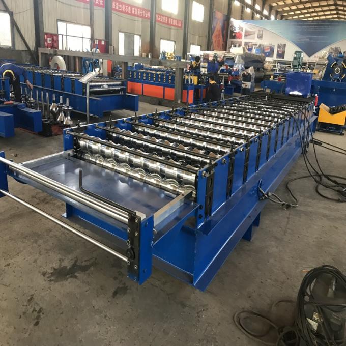 R101 Trapezoidal Roofing Sheet Making Machine For 0.6mm Thickness Aluzinc