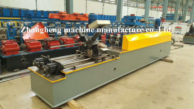 Metal Drywall Stud And Track Roll Forming Machine With Track Cutting Delta PLC
