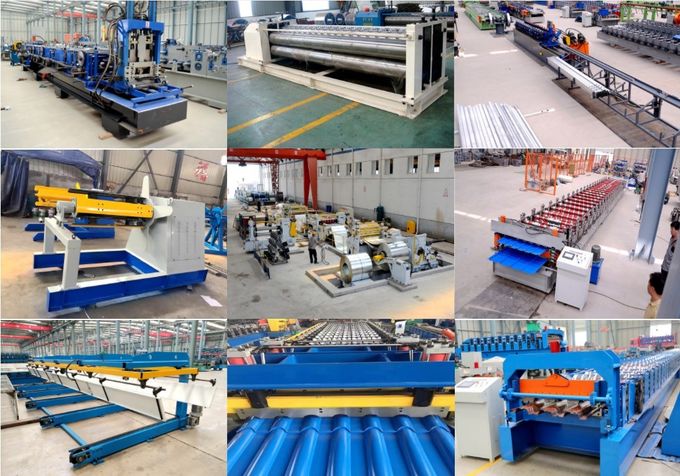 Water Wave Wall Roofing Corrugated Sheet Roll Forming Machine 1000mm Coils