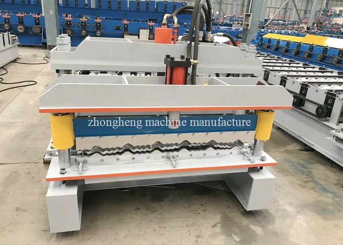 Villa Roof Steel Glazed Tile Roll Forming Machine High Capacity Automatical