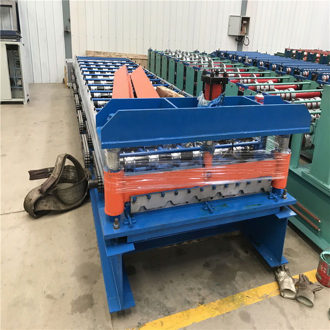 Custom Metal Roofing Forming Machine , Double Layer Metal Roof Panel Machine
