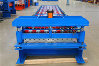 16 Stations Metal Sheet Roll Forming Machine For Roof And Wall Profile With Cut To Length