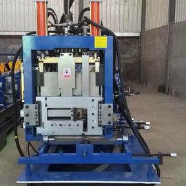 Steel Frame C Z Purlin Roll Forming Machine With 11.5kw Motor And Automatical Cutting Devices