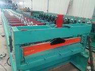 PPGI Floor Deck Roll Forming Machine Concreate With Embossing Rollers For 1.2mm Thickness