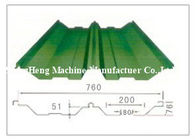 380V 3 Phases Steel Roofing Sheet seam joint Roll Forming Machine / Machinery PPGI Coated