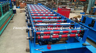 Cold Rolled Panel Roofing Sheet Roll Forming Machine With Adjustable Feeding Table