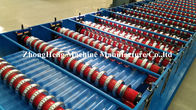 Corrugated Roof / Roofing Sheet Roll Forming Machinery Panasonic PLC control