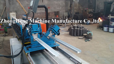 Steel Profile Metal Stud And Track Roll Forming Machine for C section / Omega Section