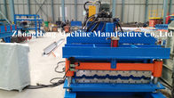 Glazed Tile Roll Forming Machine / Machinery For Villar Roof Sheet Cold Bending