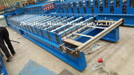 GI / PPGI Panel Roofing Sheet Roll Forming Machine , Metal Roll Forming Machines