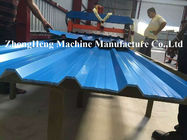 GI / PPGI Panel Roofing Sheet Roll Forming Machine , Metal Roll Forming Machines