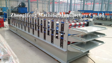 PPGI / GI Roofing Sheet Roll Forming Machine for 0.3mm thickness steel