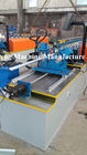 Rolling Up Steel Strip Door Frame Cold Roll Forming Machine With Manual Decoiler