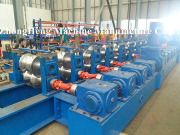 Expressway / Highway Guardrail Forming Machine Hydraulic Pre - Punching 350kpa