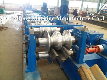 Expressway / Highway Guardrail Forming Machine Hydraulic Pre - Punching 350kpa