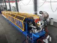 Metal Suqare Gutter Roll Forming Machine With 11.5kw Motor And PLC Control For 0.6mm Thickness Metal