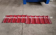 5.5kw Iron Roof Panel Roll Forming Machine With Decoiler And Runout Table
