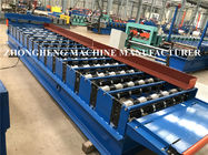 Corrugated 1008 And 1000 Trapezoidal Double Layer Roll Forming Machine With Hydraulic Precutter