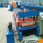 Fast Speed Zinc Roof Sheet Roll Forming Machine With Electric Cutting 30m/Min