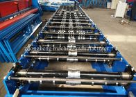 Color Steel Glazed Tile / Roofing Sheet Roll Forming Machine PLC Control