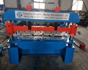 Zinc Roofing Tile Roofing Sheet Roll Forming Machine 0.3-0.6mm Thickness