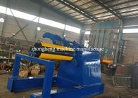 PPGI / GI / PPGL Hydraulic Decoiler For Color Steel Roof Sheet Roll Forming Machine