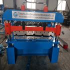 0.8~1.2mm Thickness Trapezoidal IBR Metal Sheet Roof Roll Forming Machine With CE