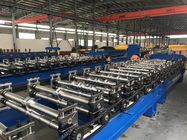Electric Cutting Large Span R Roofing Sheet Roll Forming Machine 17 Stations 17.7KW