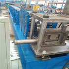 Notch Punching Steel Door Frame Roll Forming Machine With 45 Degree Cut