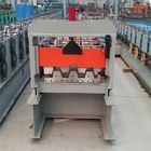 Galvanized Panel Floor Decking Forming Machine With Double 11.5kw Motor