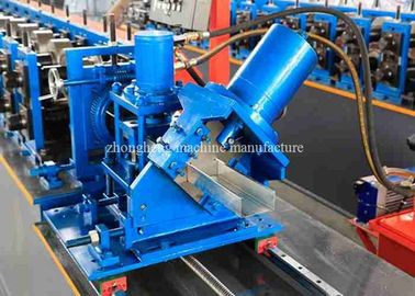 Precision Roll Forming Machine With 15-20 Roller Stations Hydraulic Cutting 45# Steel Rollers